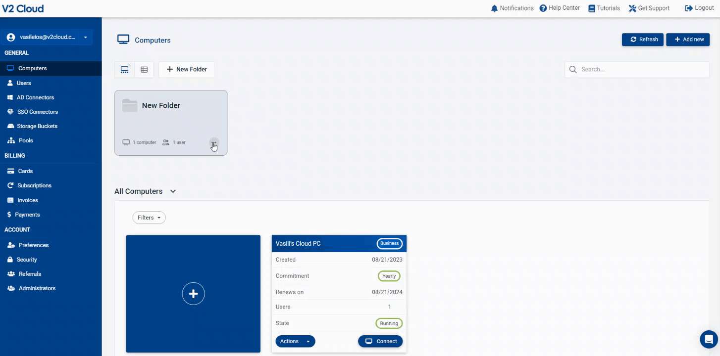 How to Use Folders on V2 Cloud | V2 Cloud