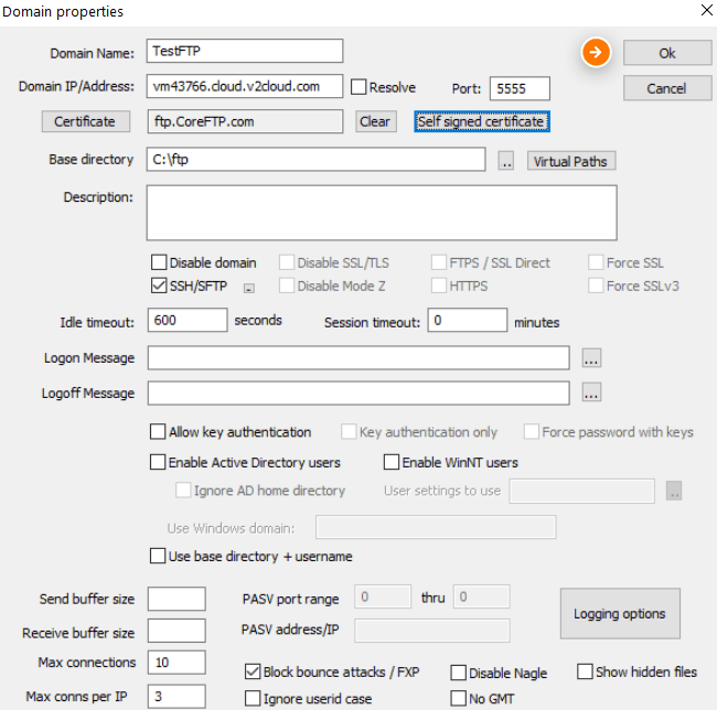 secure ftp server