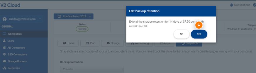 Manage backups of your cloud computer image 11 v2 cloud new 2022