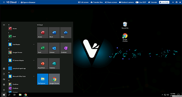 v2 cloud desktop application new