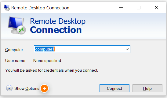 How to Open Remote Desktop Connection from CMD