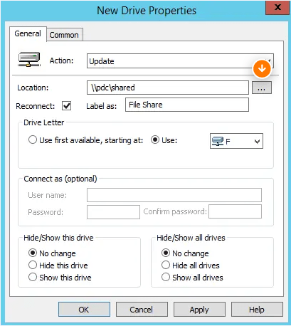 How To Map Network Drives With Group Policy GPO Image 4 V2 Cloud Tutorial New 2022 