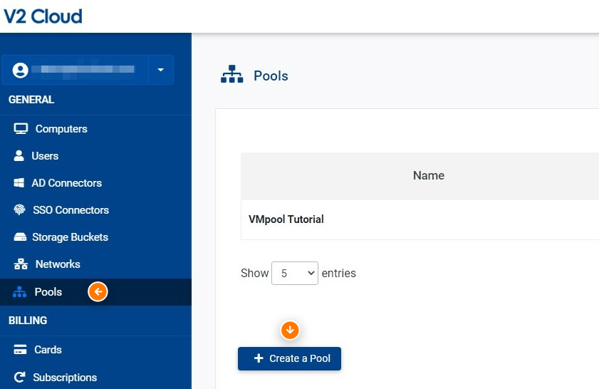 How to use VM pool image 1 v2 cloud tutorial new 2022